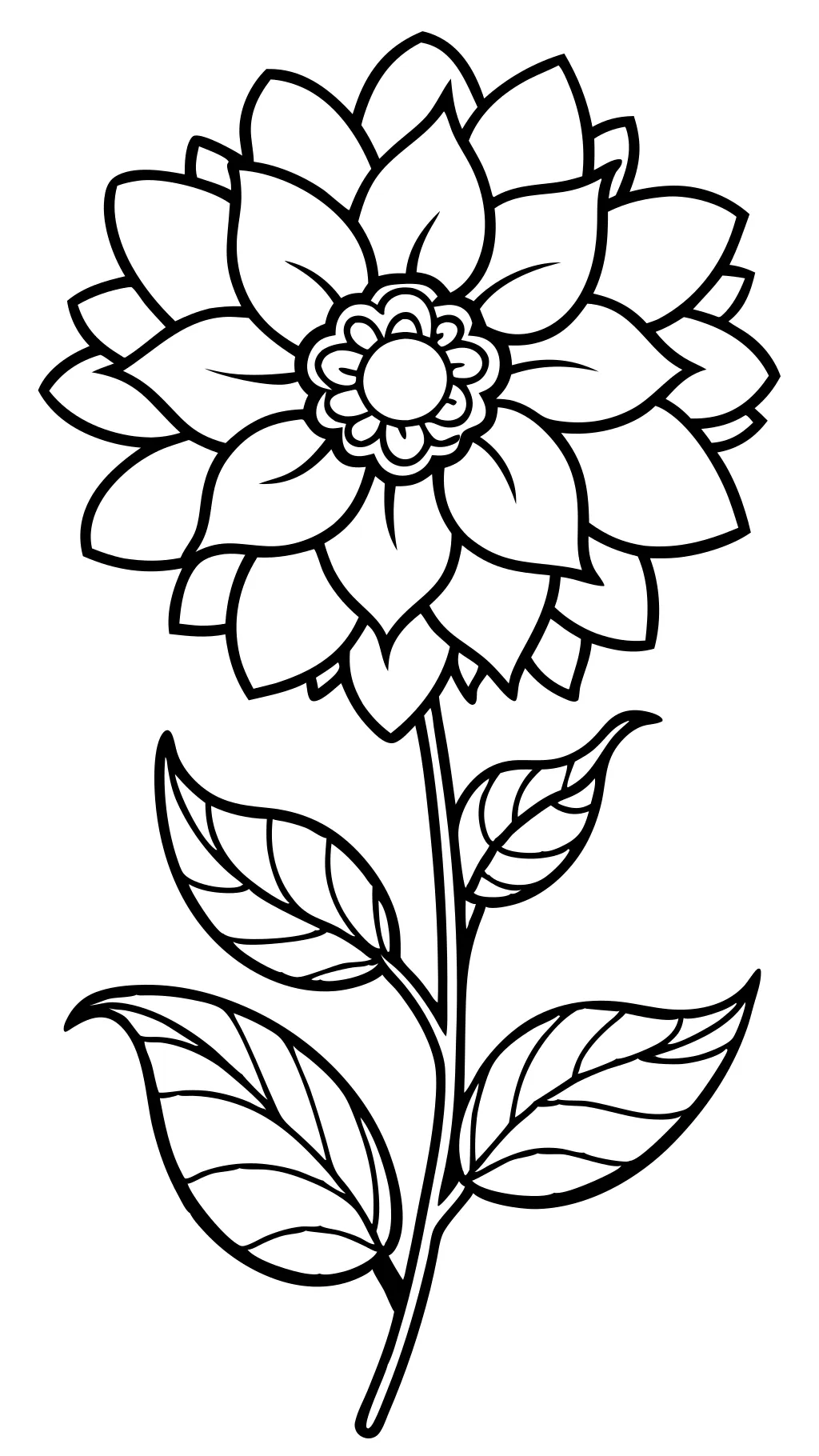 flower coloring pages pdf